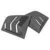 Spec-D Tuning 11-21 Dodge Charger Side Window Louvers Carbon Style WLUQ-CHG11CL-PQ